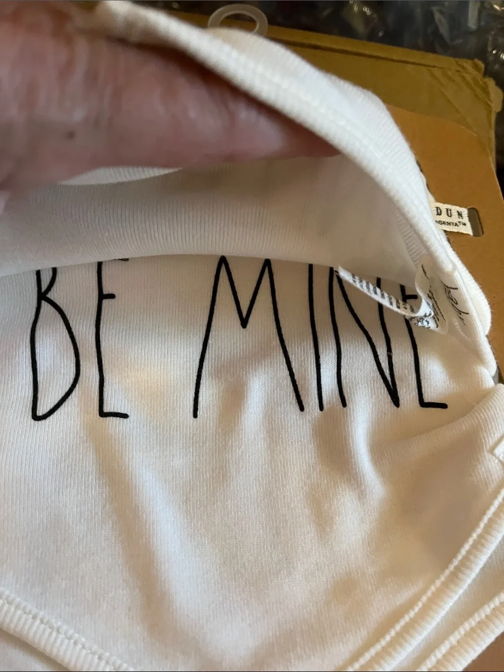 Rae Dunn White 'Tiny Valentine' Kids Bibs